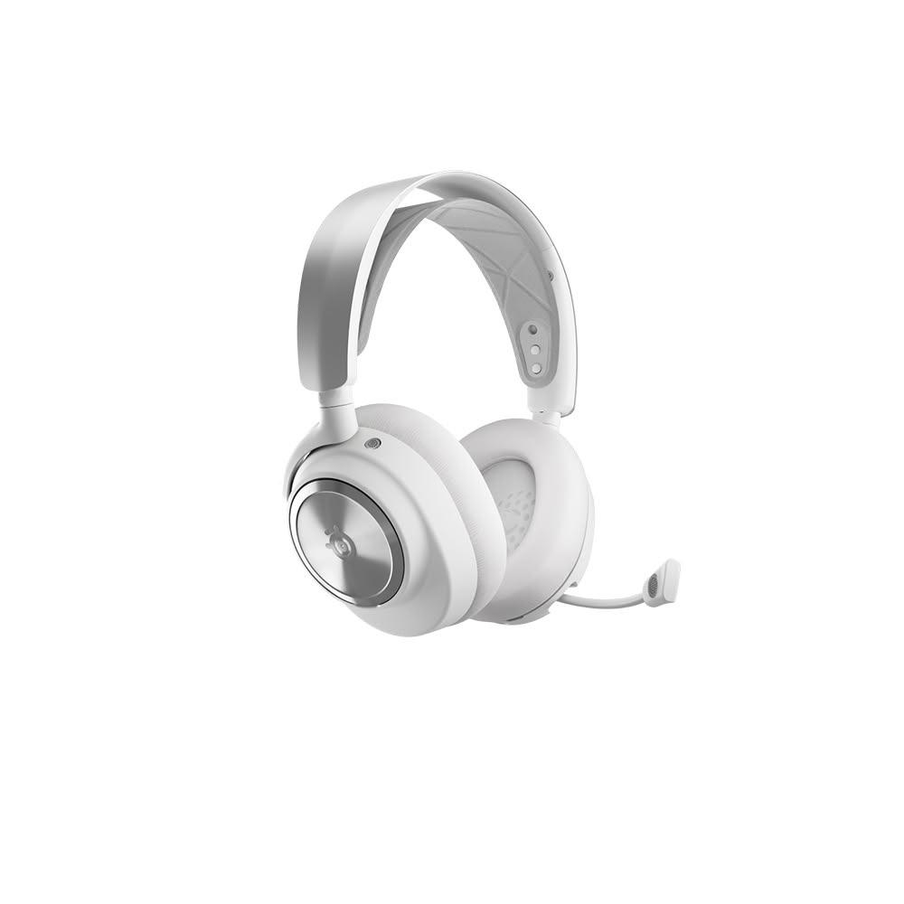 SteelSeries 賽睿 Arctis Nova Pro Wireless 無線遊戲耳機，搭載先進 ANC 主動降噪技術，有效隔絕外界噪音，帶來沉浸式遊戲體驗。支援 PC、PS5、Xbox 等多平臺無縫切換，Hi-Fi 高解析音質結合 360° 空間音效，讓每場遊戲更逼真震撼。超長電池續航高達 22 小時（含熱換式電池系統），加上舒適輕盈設計，適合長時間電競使用，是專業遊戲玩家的首選無線耳機。無論 FPS 射擊或 RPG 冒險，都能提供頂級音效與便利性，提升您的遊戲表現。