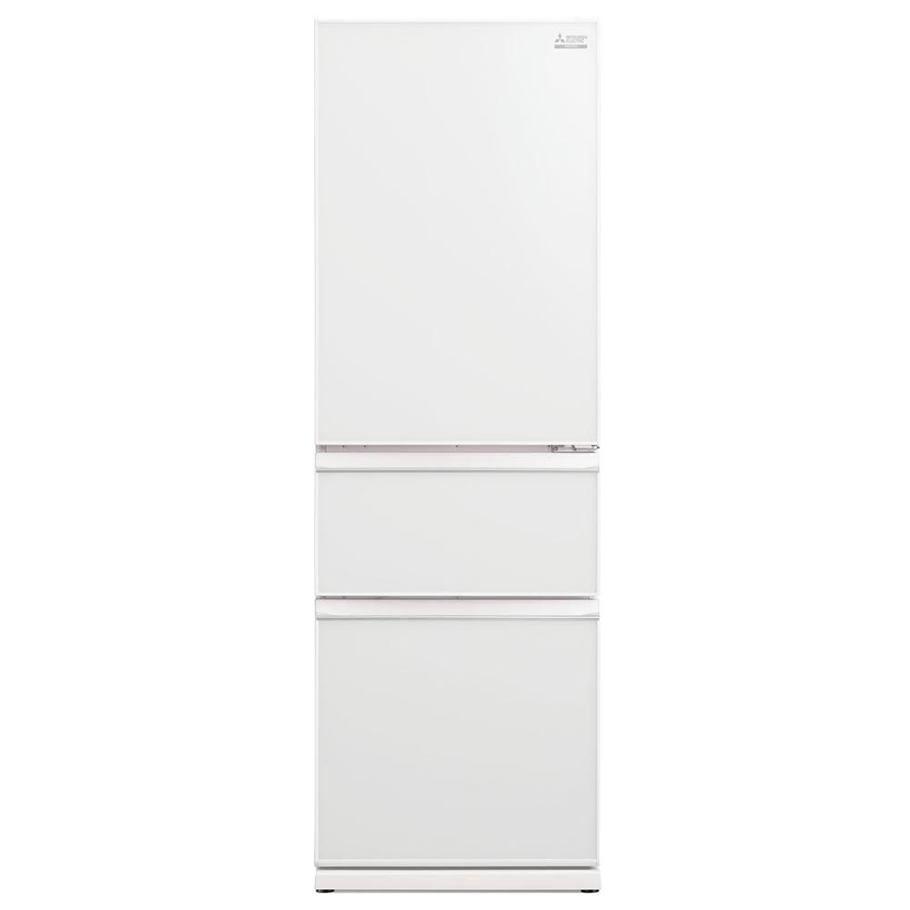 【MITSUBISHI 三菱電機】365公升泰製玻璃鏡面變頻右開3門冰箱MR-CGX37EN-GWH-C(純淨白)