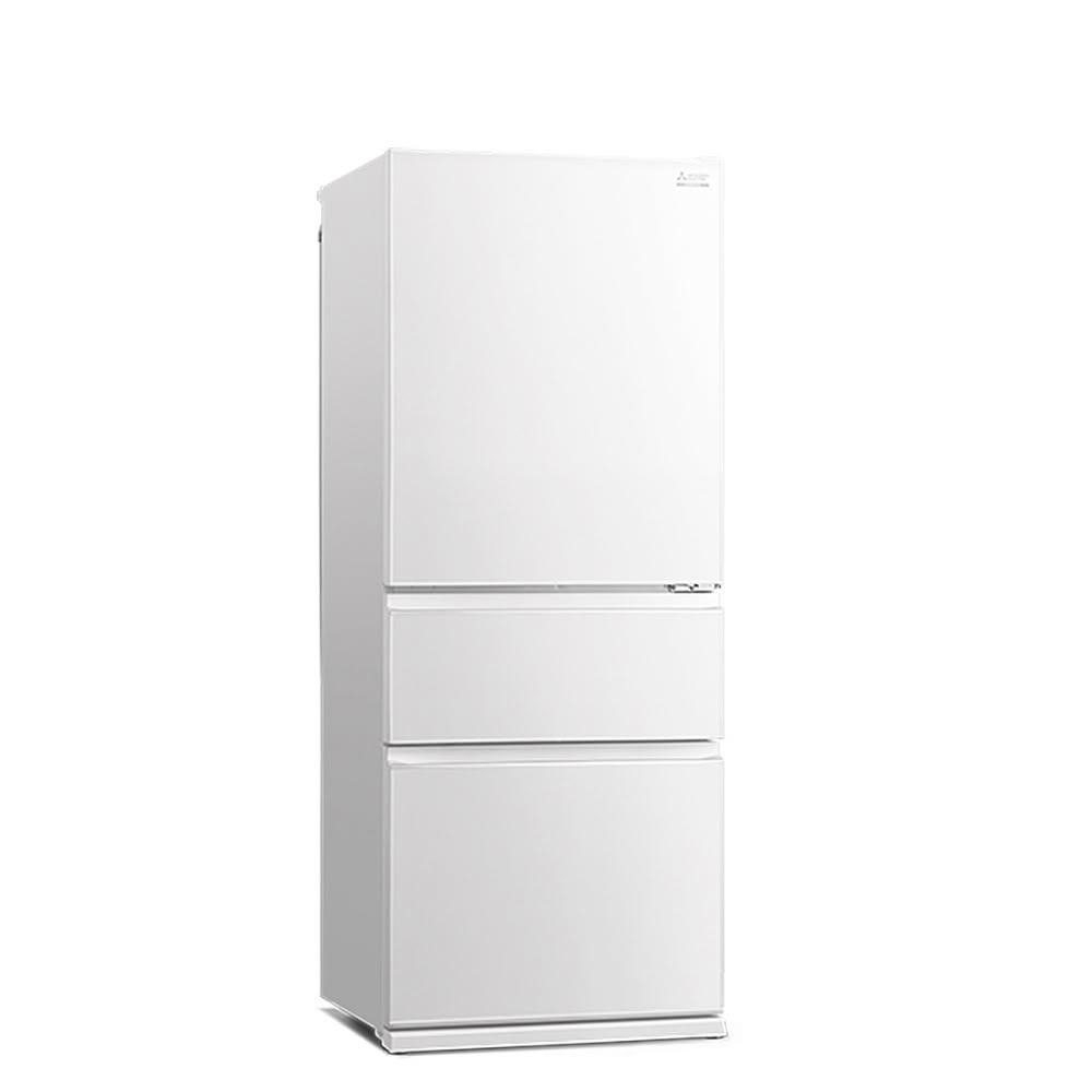 【MITSUBISHI 三菱電機】450公升泰製玻璃鏡面三門變頻電冰箱MR-CGX45EP-GWH-C(純淨白)