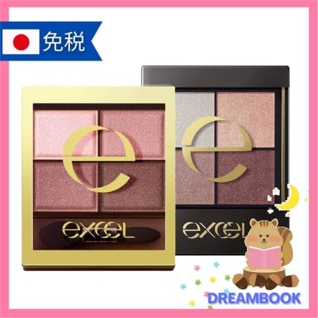 Excel Cs07 【excel】日本 excel 眼影 四色眼影 裸色深邃眼影 SR 光綻時裳四色眼采 CS sr03 cs07