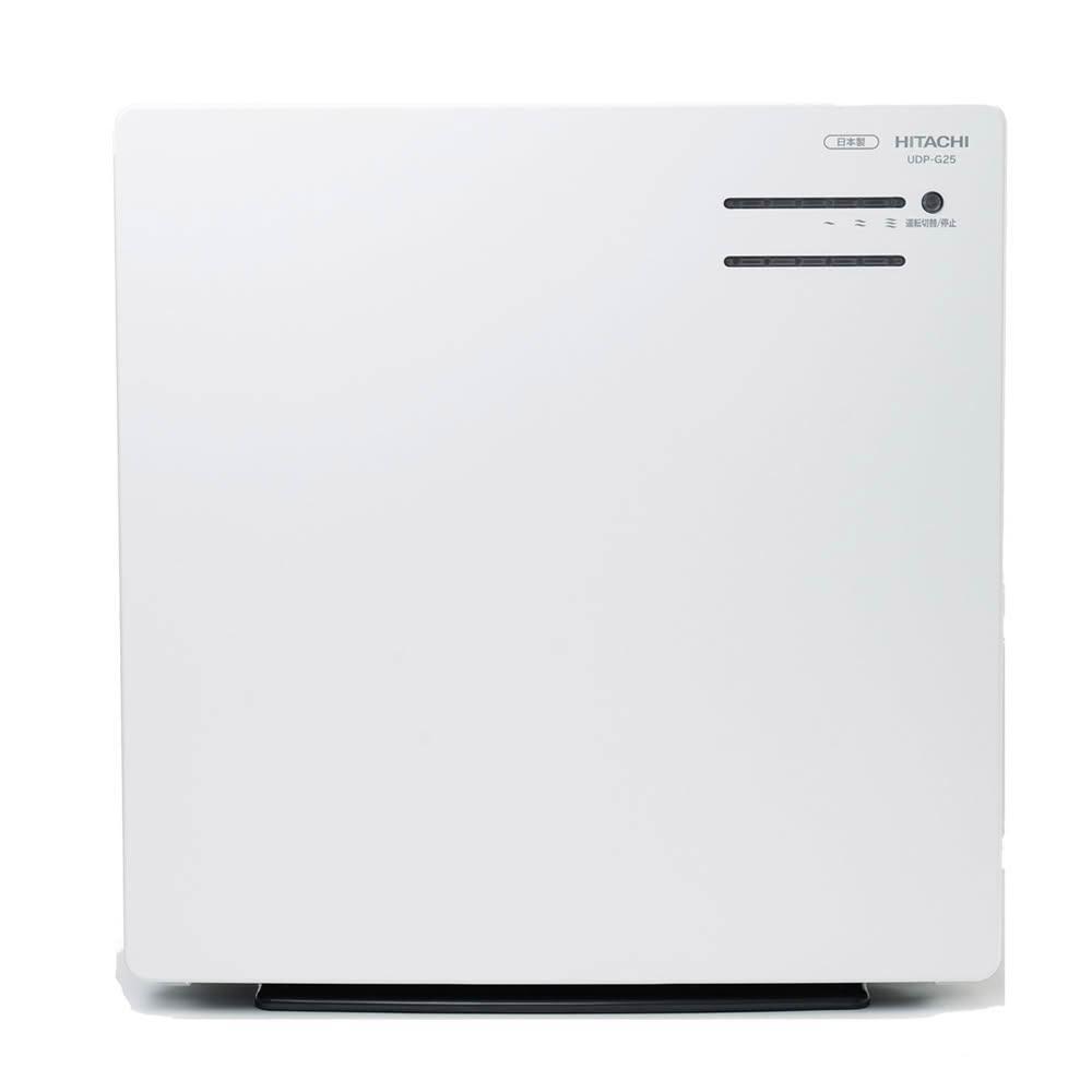 【HITACHI 日立】※限量箱損福利新品※ 日本製節能空氣清淨機 UDP-G25(三段風量選擇/HEPA濾網/超薄面板不佔空間)