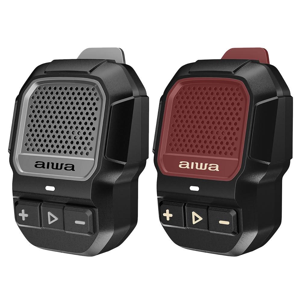 【AIWA 愛華】便攜式藍牙音箱 CP-X30 灰色/紅色 藍芽喇叭 防水防塵  支援免持通話