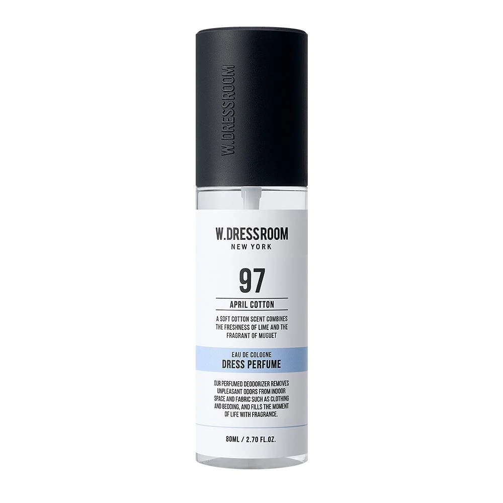 【W.DRESSROOM】衣物香氛噴霧-No.97 四月棉 80ml/160ml