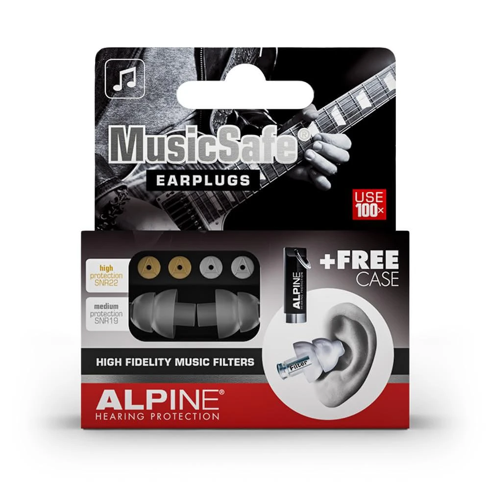 【ALPINE】MUSICSAFE 音樂耳塞 練鼓 練團 打鼓 降噪耳塞  隔音耳塞 表演 音樂人 耳塞 樂器用