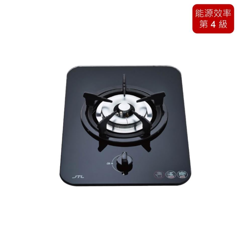 【喜特麗】JT-GC111A-單口玻璃檯面爐 台灣製拷克 適合併爐或小空間廚房使用 強化玻璃面板