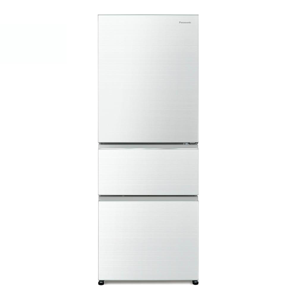 【Panasonic 國際牌】450公升 無邊框玻璃三門變頻冰箱 NR-C454HG-W 翡翠白