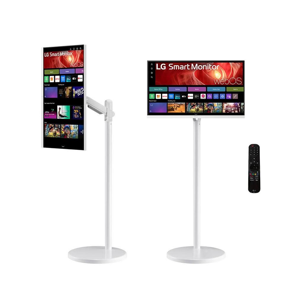 【LG 樂金】HoMIE機Lite Pro 27吋 智慧聯網螢幕 (智慧螢幕/可移式螢幕/webOS/可翻轉直立操作/閨蜜機)