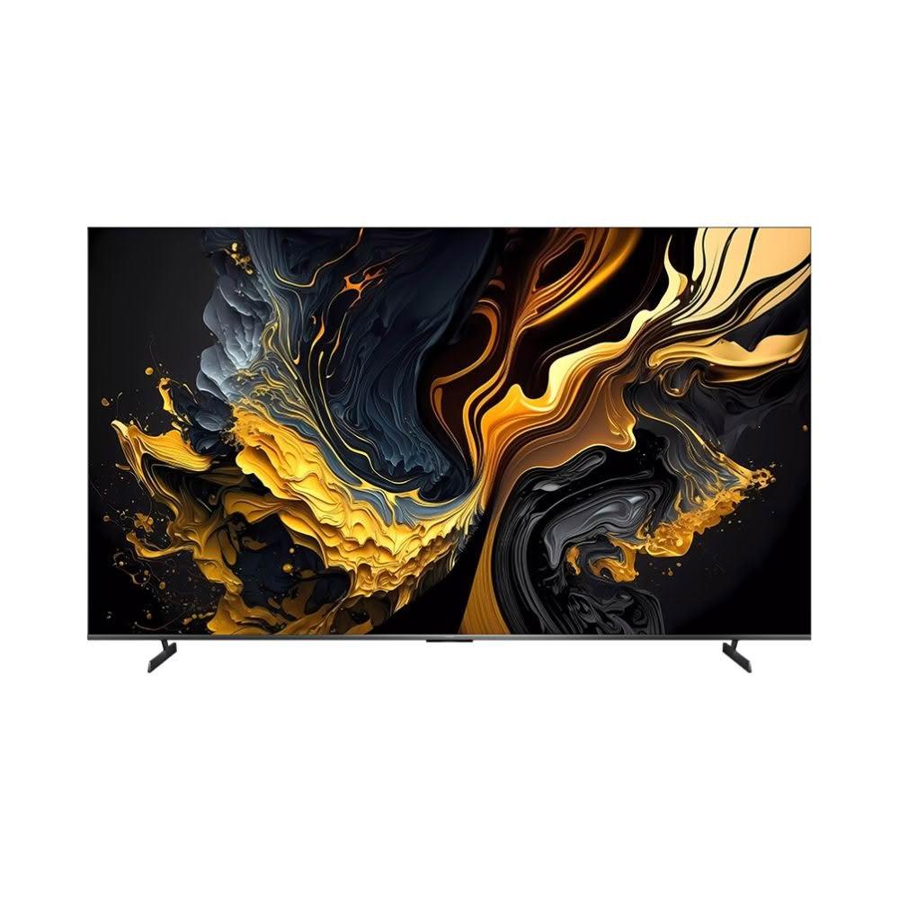  小米 Xiaomi 智慧顯示器 MAX 2025 100型，搭載4K UHD 3840×2160高解析度面板，尺寸達2229mm寬廣視野，支援聯網功能與杜比數位音效，2×15W喇叭輸出，配備3組HDMI與2組USB介面，適閤家庭影音娛樂。尺寸含底座2229×473×1344mm，不含底座2229×96×1280mm，16:9比例，178°廣視角，BSMI認證R39245，2年保固，中國製造。 