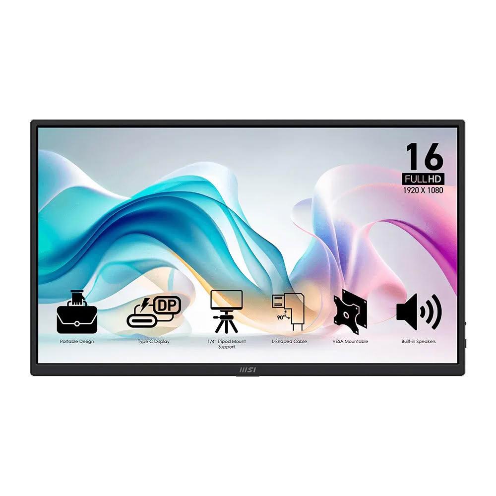 【MSI 微星】【就是要玩】現貨 MSI 微星 Pro MP165 E6 15.6吋 攜帶式螢幕 顯示器 內建喇叭 Switch露營