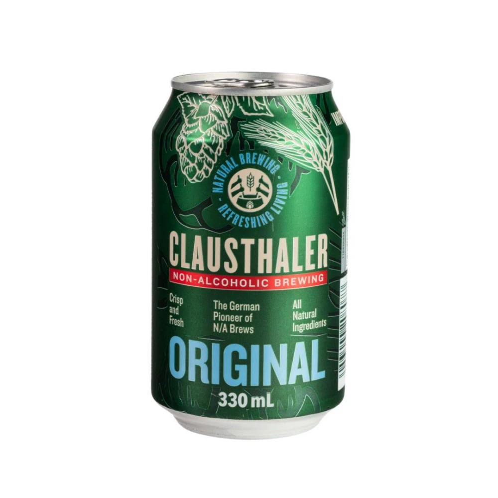 【樂和諧】德國 Clausthaler 0% 夏凡樂無酒精啤酒風味飲 330ML*24罐 無酒精 VEGAN