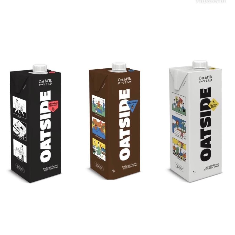 嚴選SHOP OATSIDE 歐特賽 燕麥奶 1L植物奶 咖啡師燕麥奶 巧克力燕麥奶 原味燕麥奶 燕麥拿鐵 Z140
