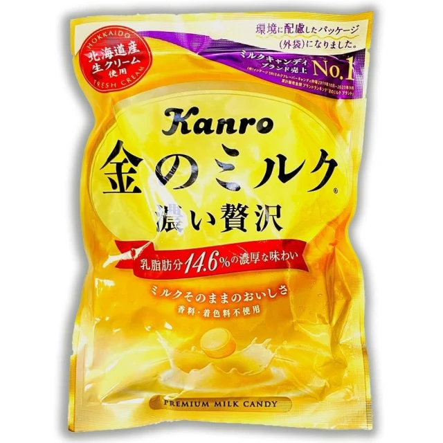 【CHARA 微百貨】日本 KANRO 黃金牛奶糖 80g 金牌 零食 甜食