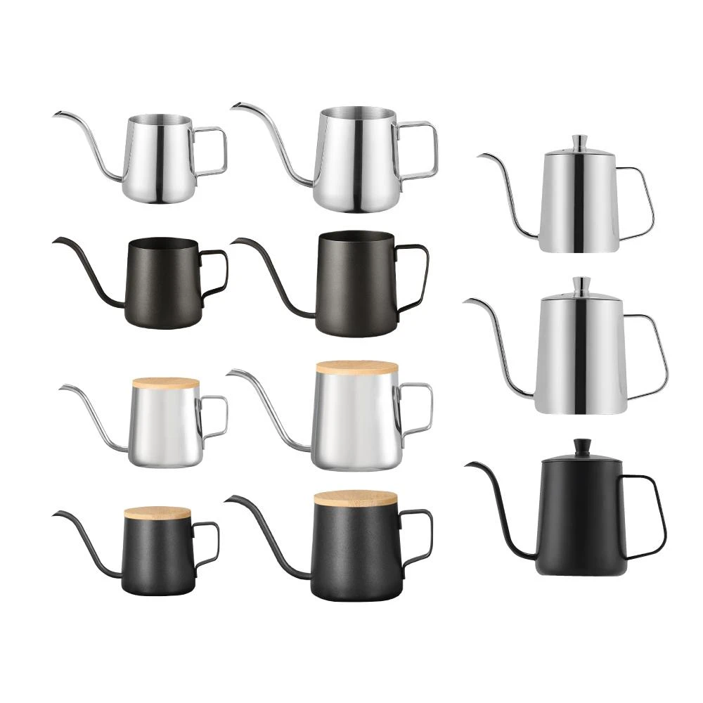 【熾咖啡】304不鏽鋼手沖咖啡壺(手沖壺/細口壺；250ml/350ml/600ml)