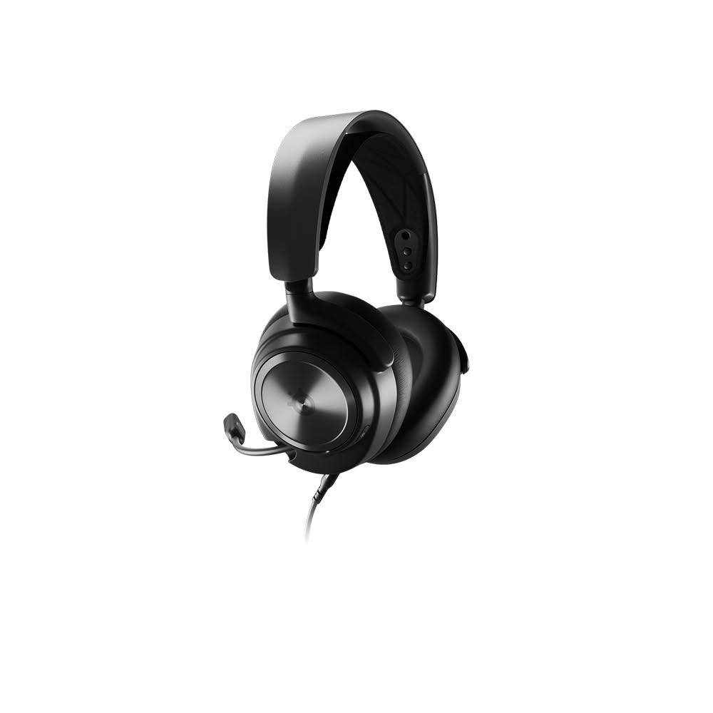 Steelseries 賽睿 Arctis Nova Pro Wireless 電競頭戴式耳機，採用雙模連線（有線+無線），專為遊戲設計，配備高品質麥克風，支援 USB 輸入端子，黑色全素面風格，重量僅 516g。相容 Windows、MAC、Linux、iOS、Android 等作業系統，線控通用 iOS Android。產地中國，一年保固，NCC 認證 CC AH21LP1230T1，BSMI R35181。完美適合電競玩家，提升遊戲體驗。
