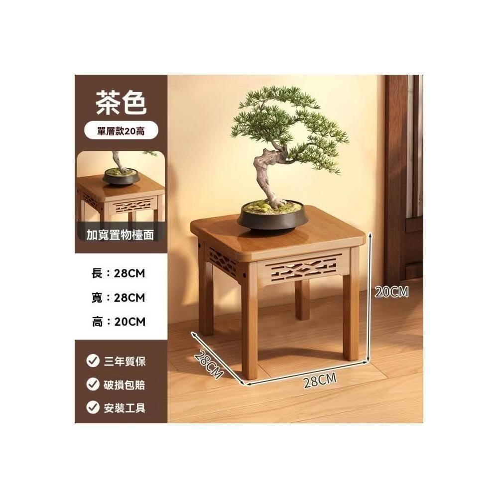 🔥熱銷🔥中式花架子客廳落地式置物架陽台實木花台2026新款室內多層花盆架