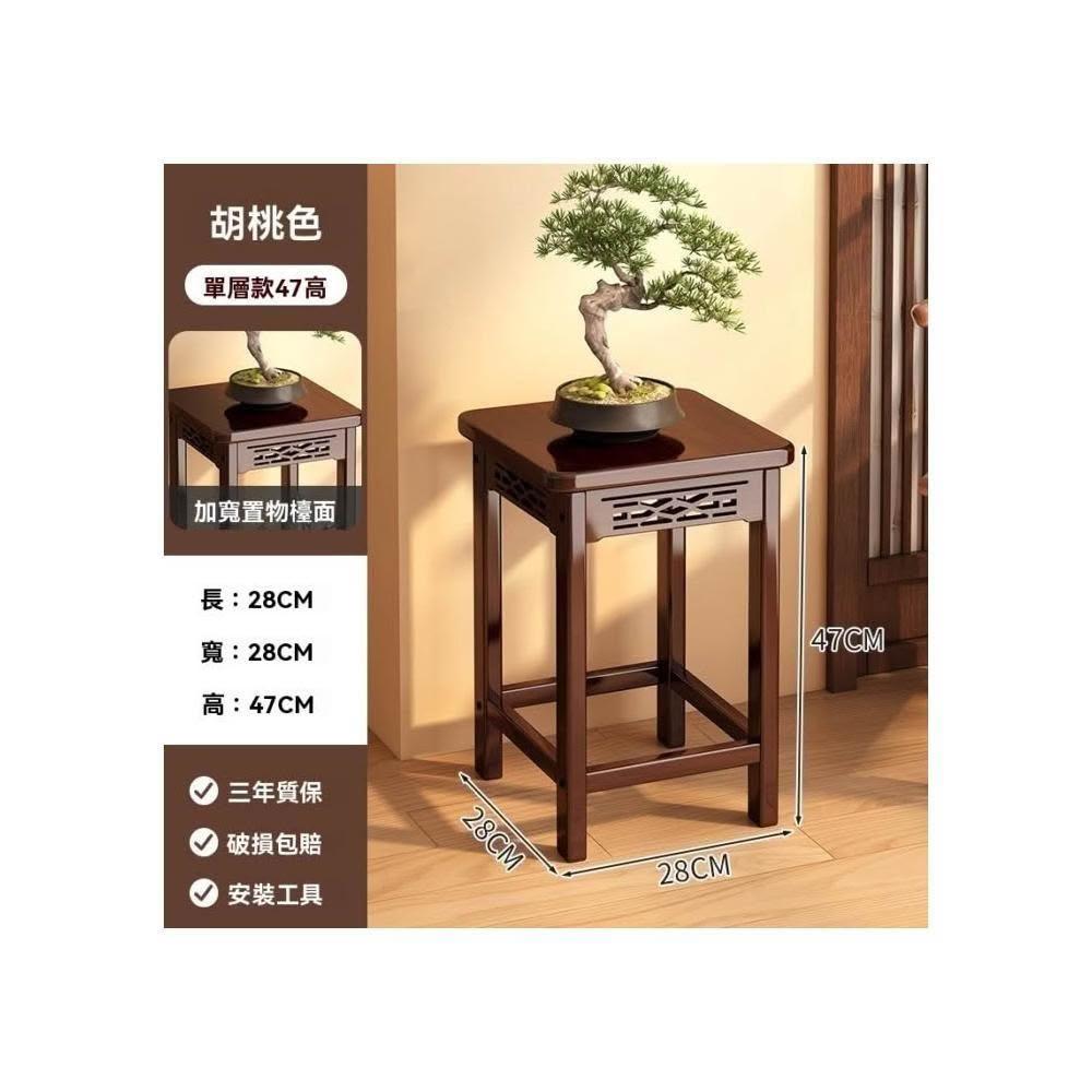 🔥熱銷🔥中式花架子客廳落地式置物架陽台實木花台2026新款室內多層花盆架