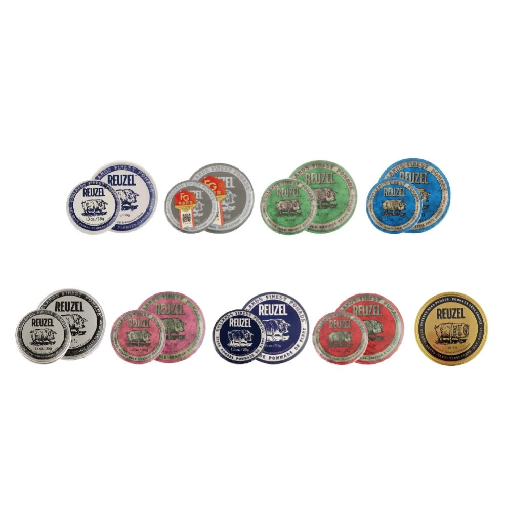 【REUZEL】REUZEL 荷蘭豬油 黑金豬 深藍豬 粉紅豬 白豬 灰豬 星耀豬 髮蠟 髮泥 髮油 油頭 豬油