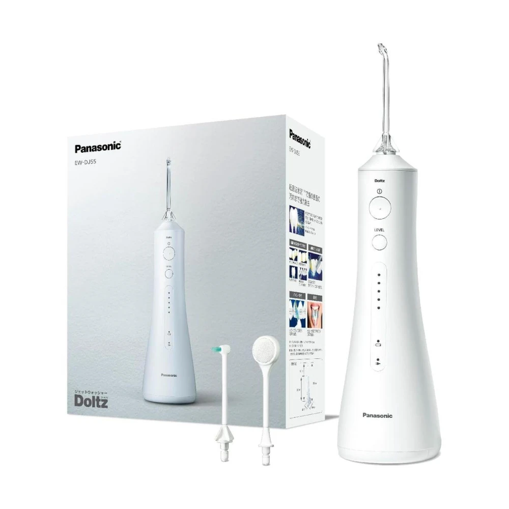 Panasonic 國際牌】Doltz 充電式超音波水流沖牙機5段水壓EW-DJ55-W