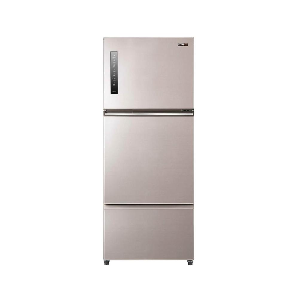 【SAMPO 聲寶】❞原廠控價,私訊有優惠❞ SR-C58DV(Y7) 580L 變頻雙門冰箱-彩紋銀