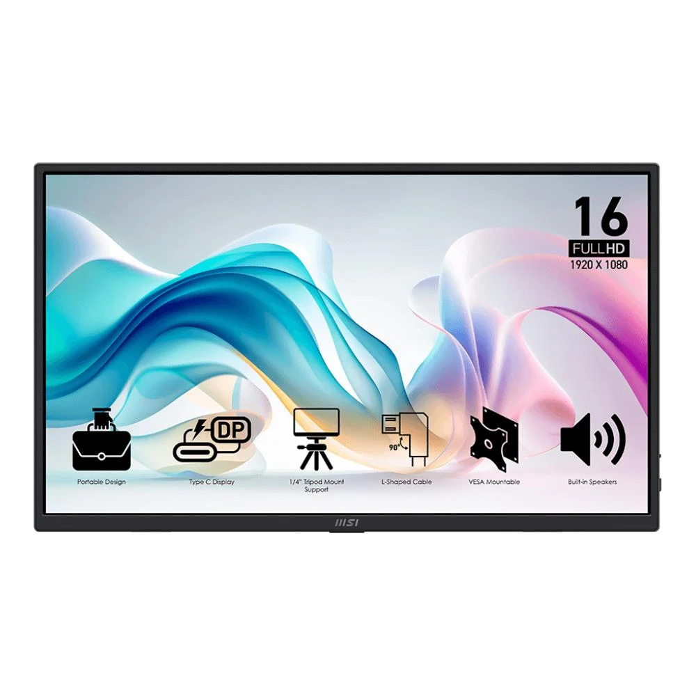 【MSI 微星】PRO MP165 E6 15.6吋 可攜式IPS螢幕