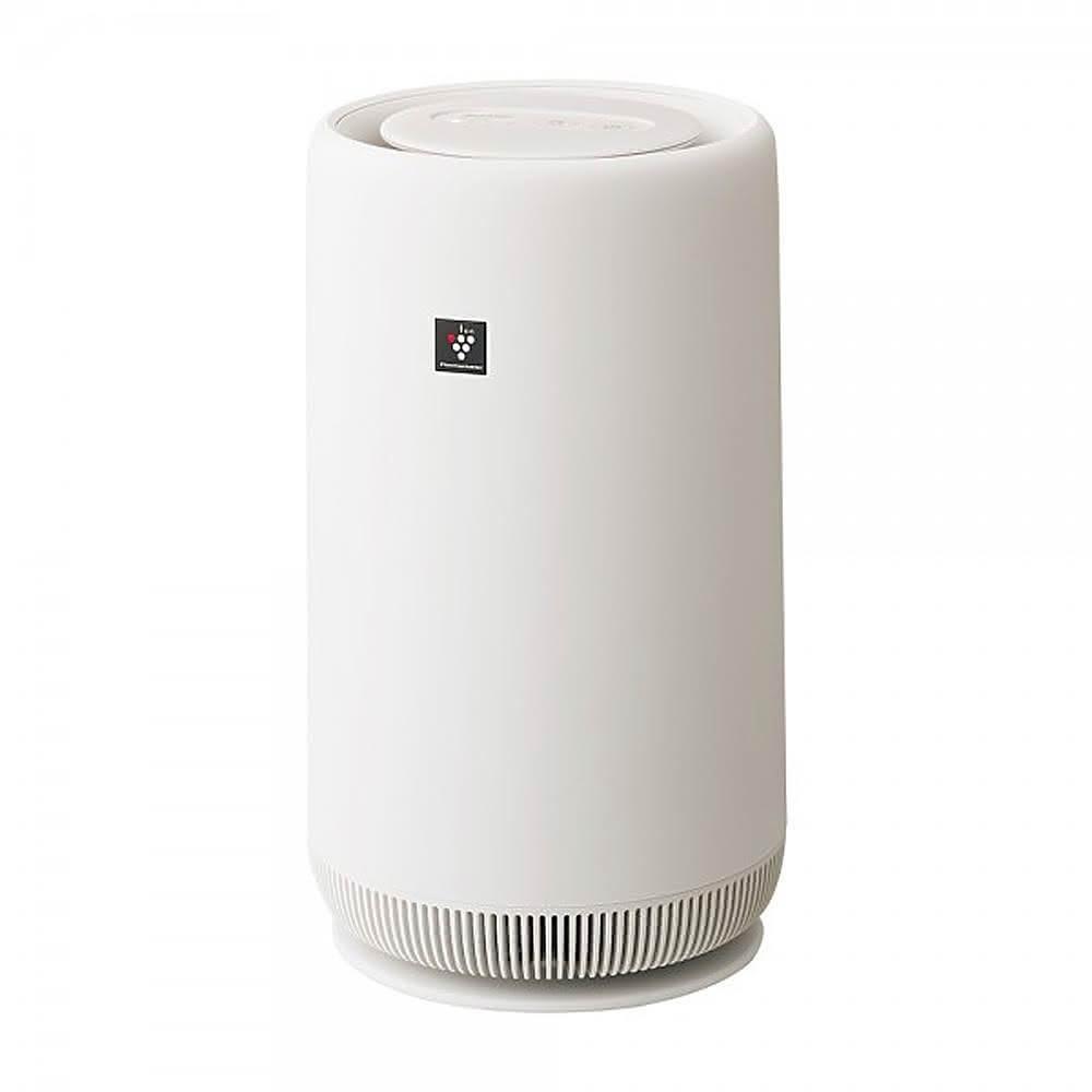 【SHARP 夏普】FU-NC01-W 拆封新品 360度呼吸圓柱空氣清淨機 (小坪數清淨機/集塵脫臭/零死角淨化/暖色夜燈)