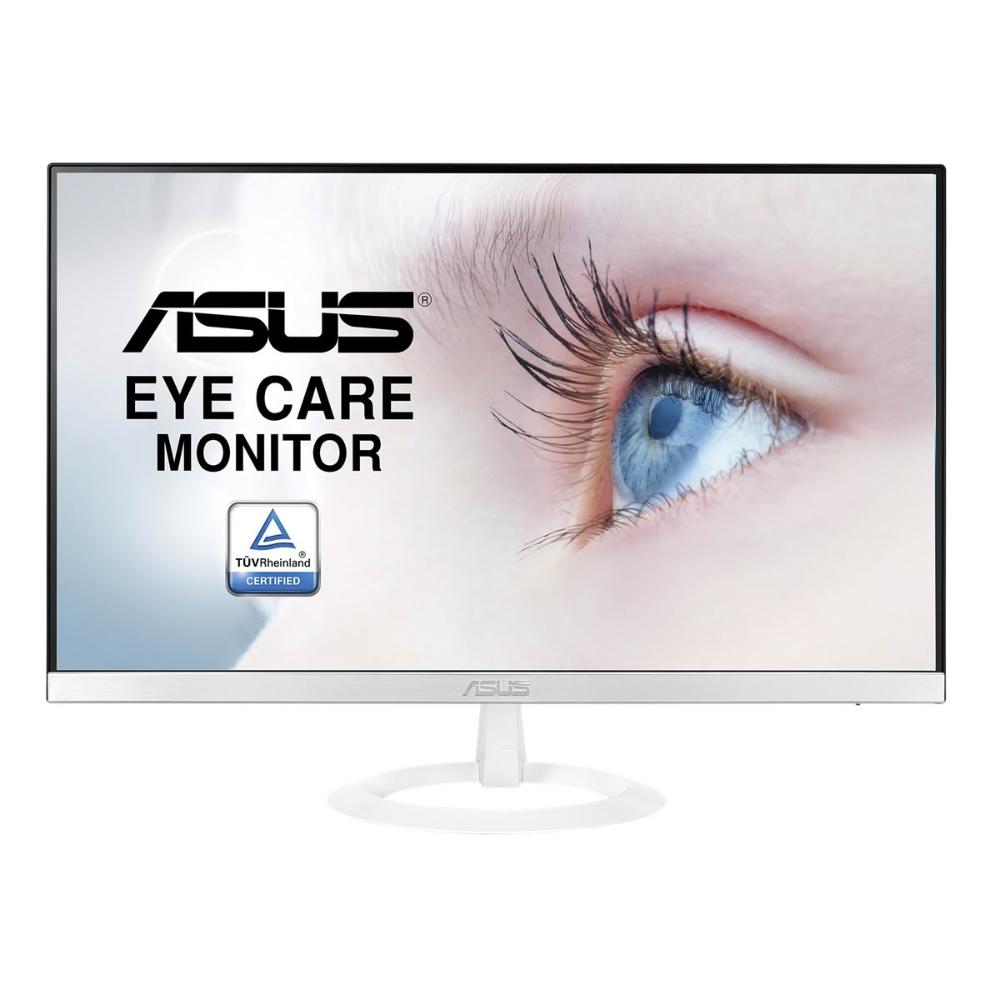 【ASUS 華碩】VZ249HE-W 24型 IPS 護眼美型螢幕 白色