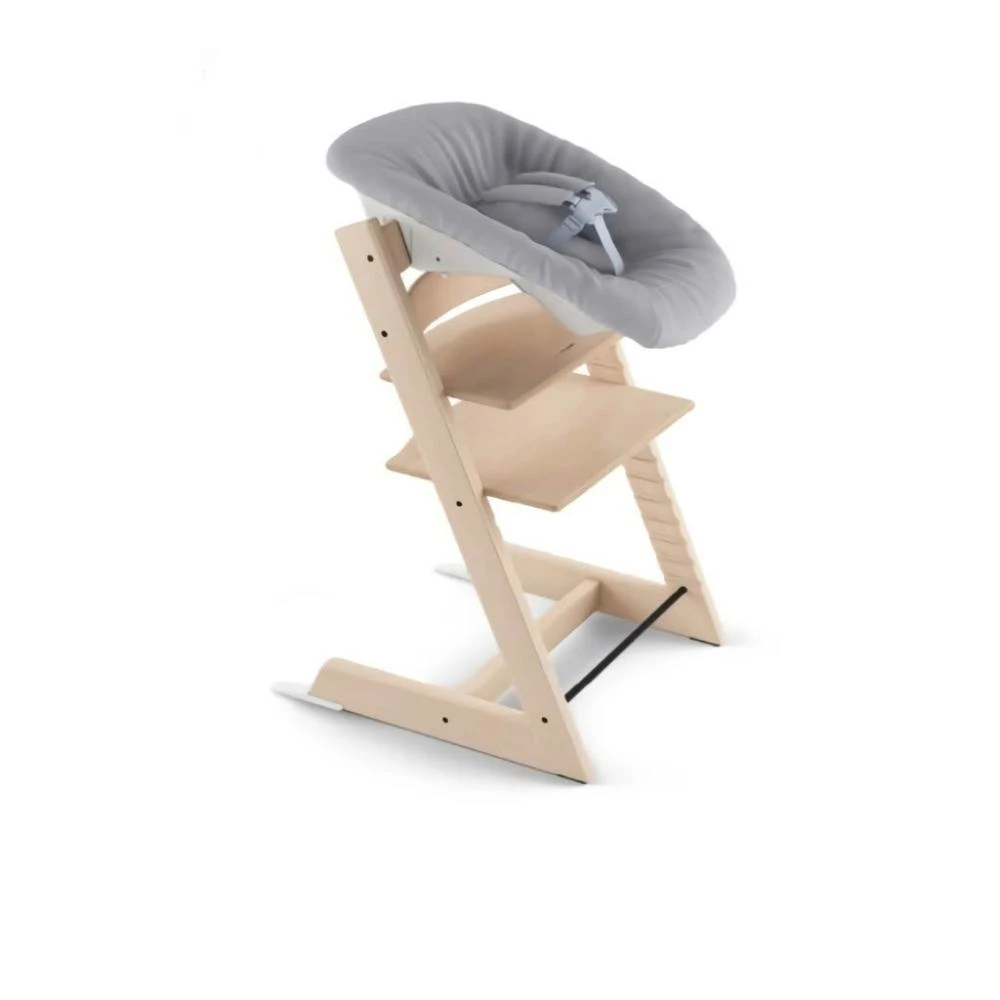 【STOKKE】Tripp Trapp成長椅新生兒組合-櫸木、橡木 (兒童/餐椅/學習椅)