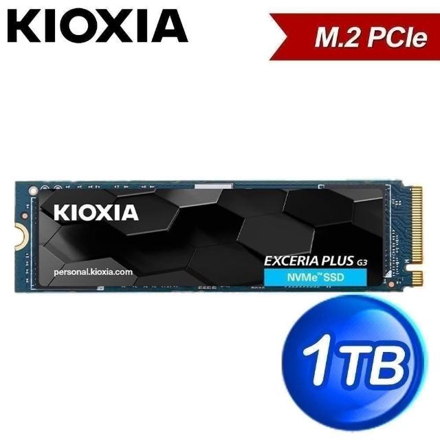 KIOXIA 鎧俠】EXCERIA PLUS G3 1TB 2TB M.2 2280 PCIe NVMe Gen4x4 SSD