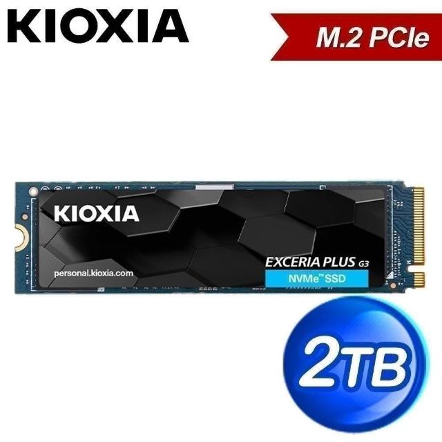 KIOXIA 鎧俠】EXCERIA PLUS G3 1TB 2TB M.2 2280 PCIe NVMe Gen4x4 SSD