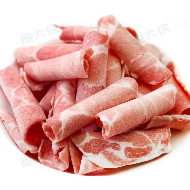 【魚大俠】進口梅花豬肉捲片(500g/包)#原肉-2E5B 魚大俠 BF145