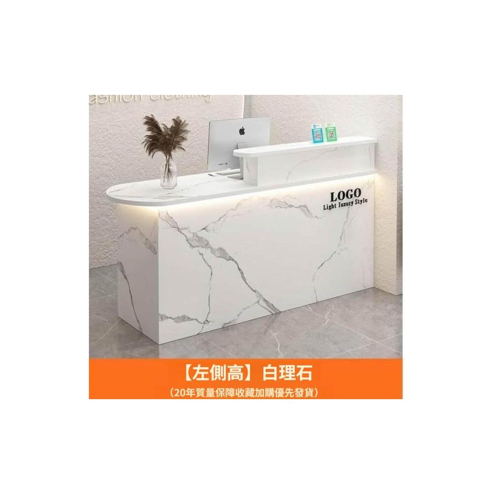 小型服裝店吧臺超市櫃檯簡約美容院公司前臺接收銀臺店鋪輕奢