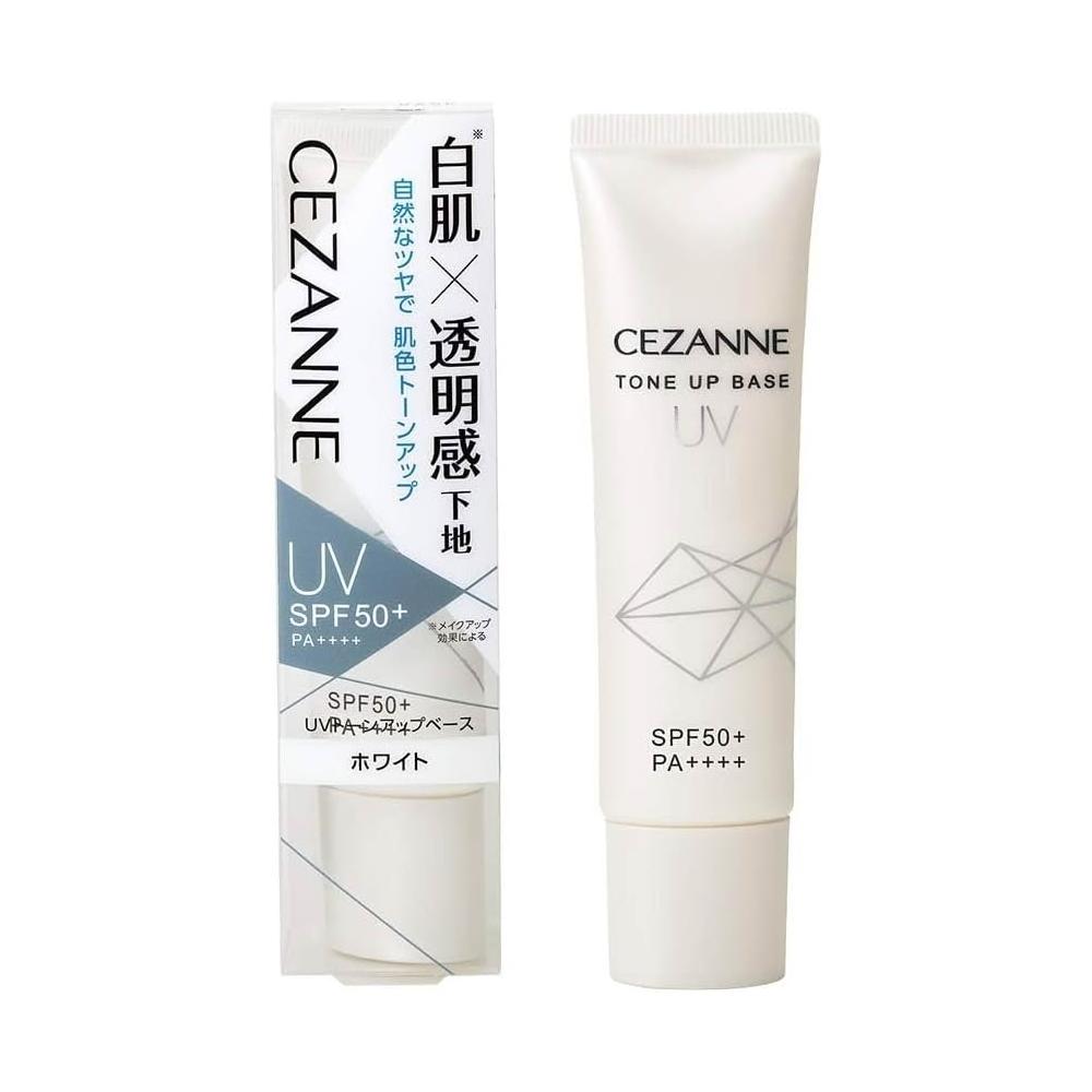 【CEZANNE】CEZANNE UV提亮妝前乳 SPF50+白色/粉色|防曬妝前|控油提亮|毛孔修飾