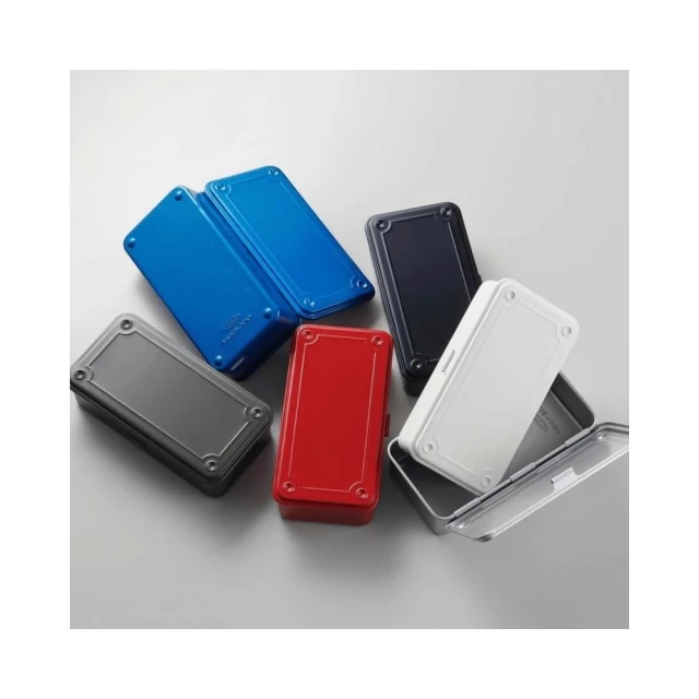 TOYO 日本 方型工具箱 19公分 露營小站 收納箱 無接縫的一體成型 日本製原裝進口工具箱 T-190