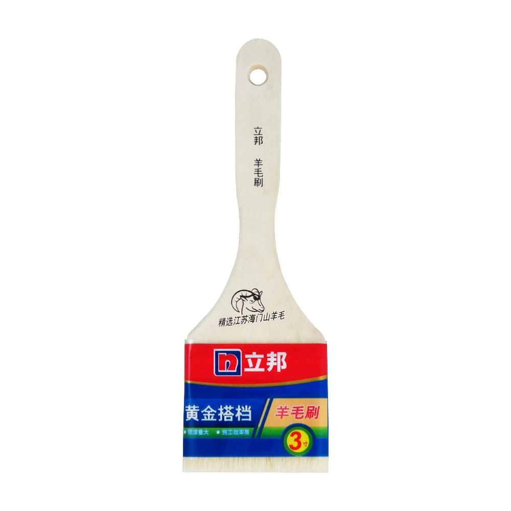 【立邦】3吋黃金搭檔羊毛刷＜單入裝＞／漆王