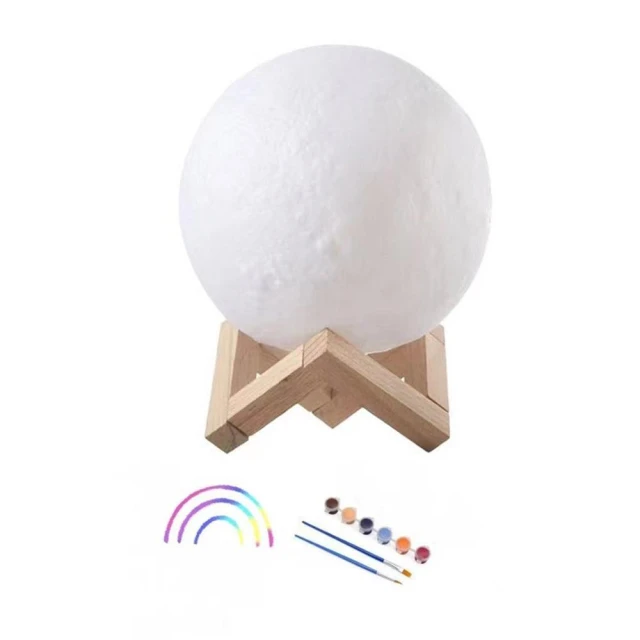 月球燈 手繪3D月球燈 星球燈 月亮夜燈 月球小夜燈 月亮燈 月亮小夜燈 懸浮月球燈 造型夜燈