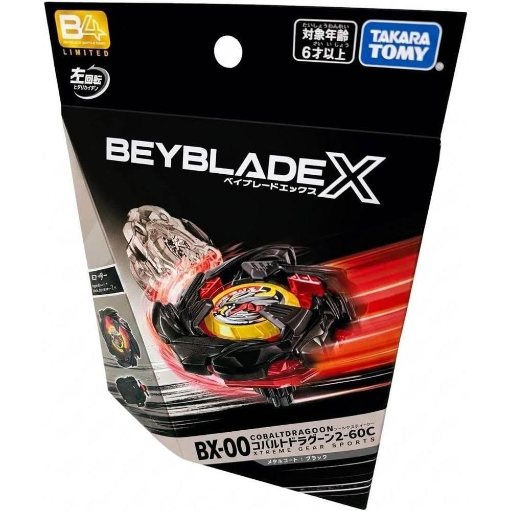 Beyblade 戰鬥陀螺】爆旋陀螺X BX-00 鈷藍龍2-60C 金屬B4商店限定爆旋
