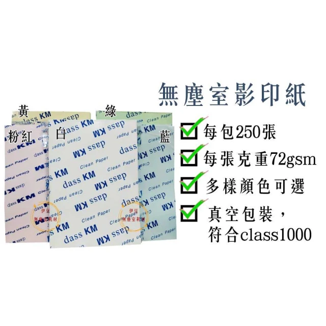A4無塵影印紙／日本紙／無塵室影印紙／真空包裝影印紙／A4無塵紙／低落塵影印紙【伊豆無塵室耗材】
