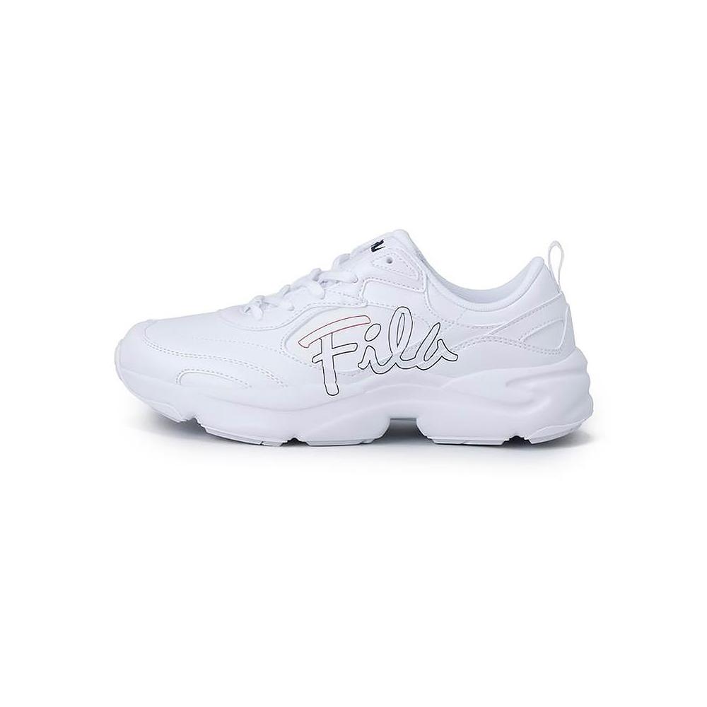 Fila Ray Script 【FILA】RAY TRAINER V2 SCRIPT 男女款 運動鞋 老爹鞋 小白鞋 白色 FS256RU03X012-100