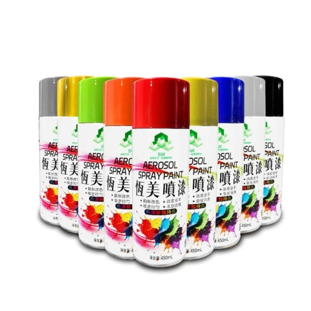 恆美噴漆 汽車噴漆 自動噴漆 噴漆 450ml(防鏽噴漆 掉漆修補 補色)