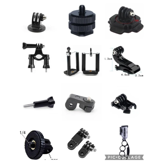 小梁部品 GOPRO INSTA 360 通用 配件 底座 支架 轉接座 延長座 配件區 1/4螺絲 手轉螺絲 基座