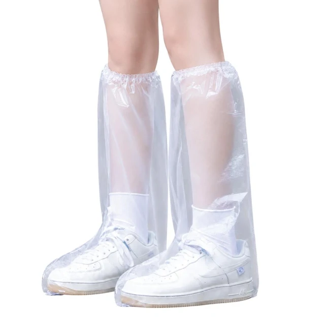 【Fien Home】一次性高筒防水鞋套 拋棄式雨鞋套