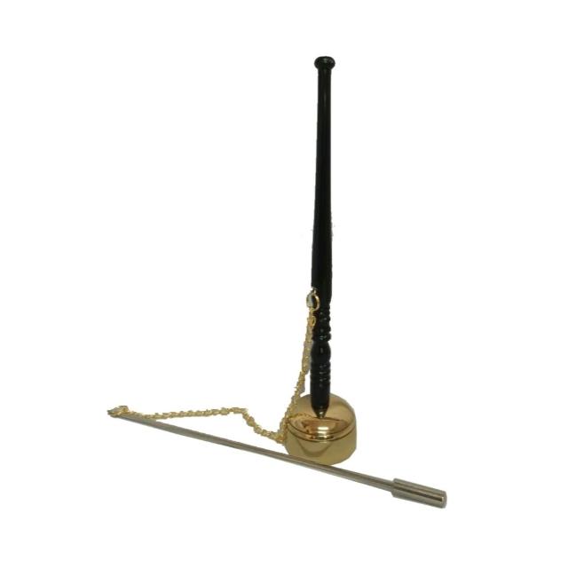 弘喧 銅 木柄 精品 柳音 引慶 法器 寺廟 法會 佛教用品 佛具 助唸 誦經 伸縮 手罄 樂器 誦經 純銅