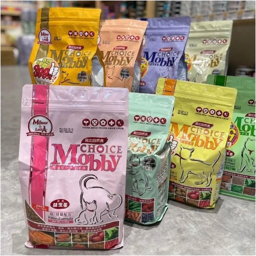 【Mobby 莫比】貓飼料1.5kg/3kg (成貓 低卡 化毛 挑嘴 幼母 鹿肉鮭魚 鱒魚馬鈴薯 鵪鶉+鴨肉) ⚠️效期詳見說明⚠️