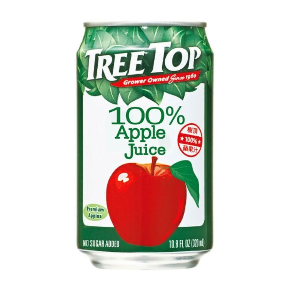 【Tree Top 樹頂】樹頂TREE TOP 100%蘋果汁 320ml x 24瓶鋁罐(樹頂TREE TOP 樹頂 TREE TOP 蘋果汁)