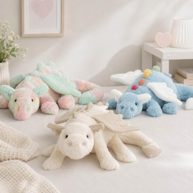 【JELLYCAT】【Homieee】JELLYCAT 神話動物系列 雪龍 天空龍 拉祖利亞龍 彩虹雪龍 玩偶 毛絨公仔 SNW6DDL,SKY2DD,RBW2DD
