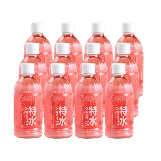 【MiiDEL】粉仙特水350ml*12瓶