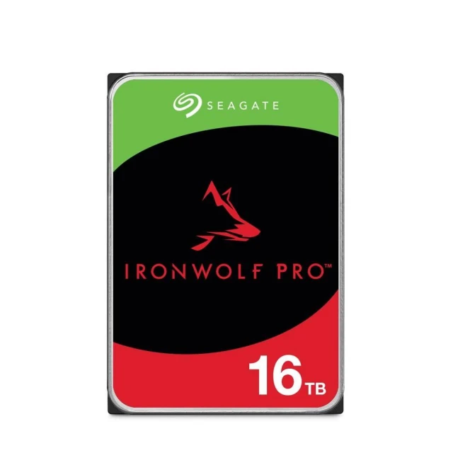 【SEAGATE 希捷】那嘶狼 IronWolf PRO 16TB 7200轉 NAS專用硬碟(ST16000NT001-5Y)