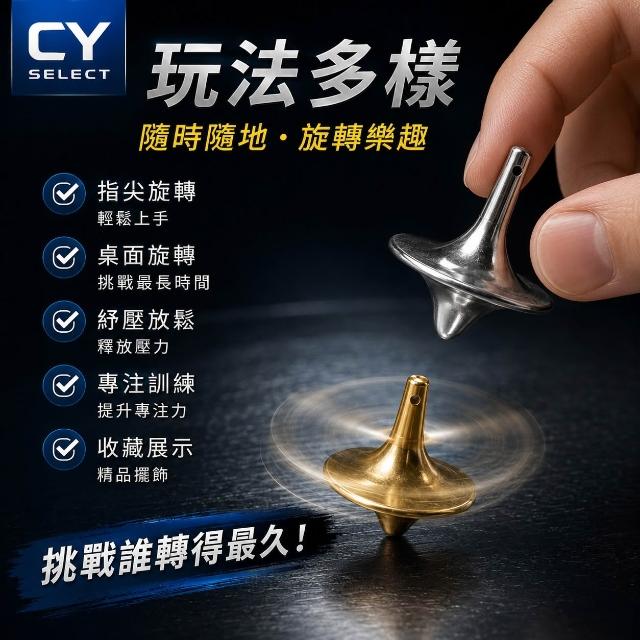 台灣現貨｜全面啟動陀螺 迷你金屬陀螺 手轉陀螺 療癒小物 盜夢空間造型 指尖旋轉 EDC紓壓小物 五色可選