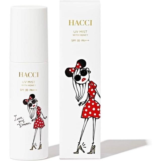 HACCI 花綺迪士尼防曬噴霧80ml SPF30 蜂蜜柑橘花香
