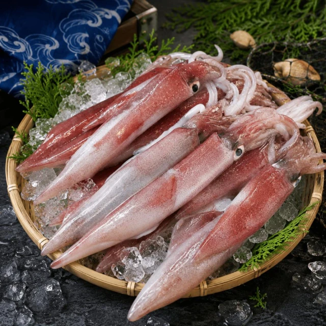 【伍參柒】537生鮮水產 活凍透抽 多規格 ( 中卷 單凍透抽 船凍透抽 急速冷凍 )